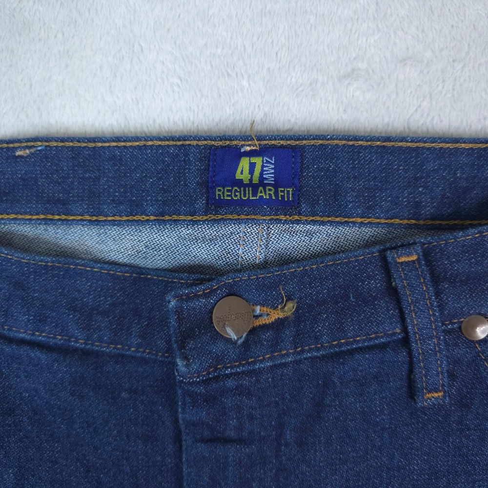Wrangler Jeans Mens 36x34 Blue 47MWZ Regular Fit Cowboy Cut Premium Performance - Picture 6 of 11